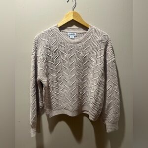 Link Women's Textured Cream Sweater